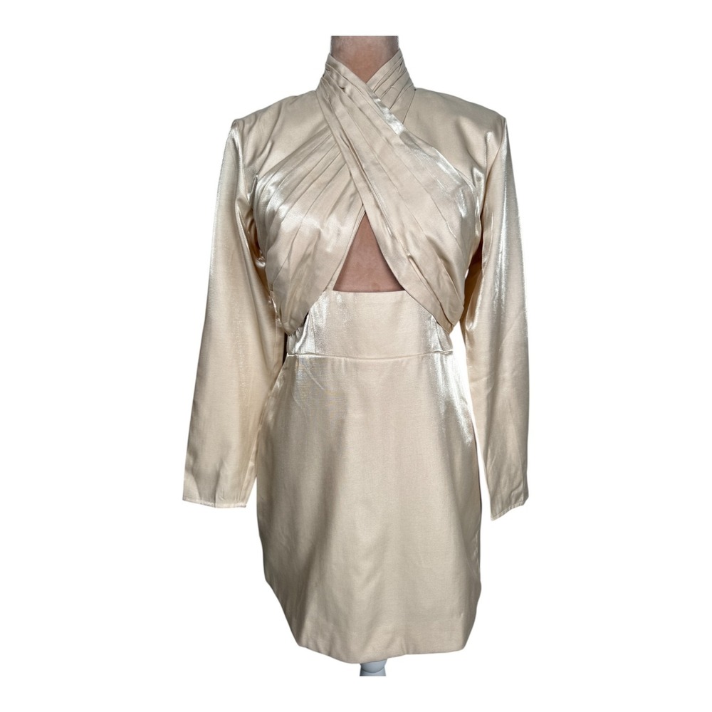 Keepsake The Label Womens Dress The Emilio In Oyster Sz M / US‎ 6 New W/Tag